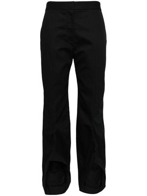 Puppets and Puppets Trumpet cotton trousers - Black