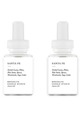 PURA x Brooklyn Candle Studio Santa Fe 2-Pack Diffuser Fragrance Refills in White