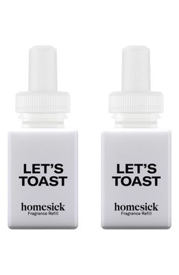 PURA x Homesick 2-Pack Diffuser Fragrance Refills in Lets Toast