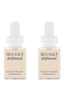 PURA x Studio McGee Sea Salt Driftwood 2-Pack Diffuser Fragrance Refills in Beige