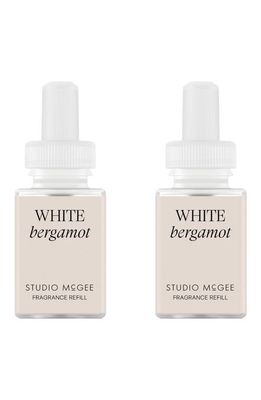 PURA x Studio McGee White Bergamot 2-Pack Diffuser Fragrance Refills in Beige