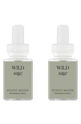 PURA x Studio McGee Wild Sage 2-Pack Diffuser Fragrance Refills in Beige