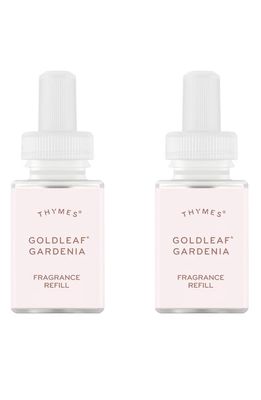 PURA x Thymes Goldleaf Gardenia 2-Pack Diffuser Fragrance Refills in Pink