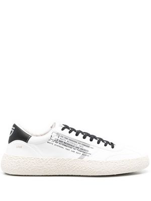 Puraai low-top panelled sneakers - White