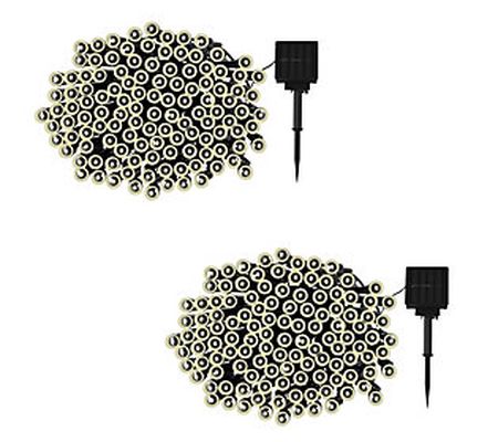 Pure Garden 200 LED Outdoor Mini Solar String L ights