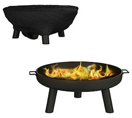 Pure Garden 27.5" Outdoor Fire Pit