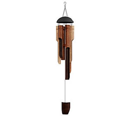 Pure Garden Bamboo Wind Chime- 38" Handcrafted and Hand-Tuned