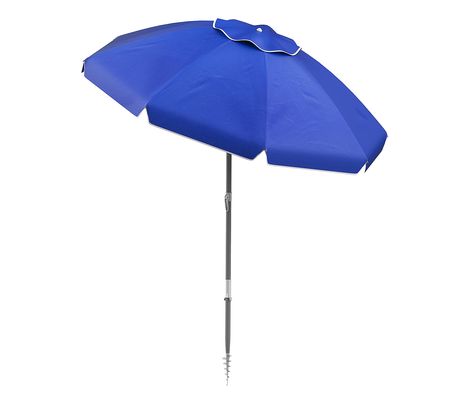 Pure Garden Beach Umbrella 360 Degree Tilt Sun Shade Canopy