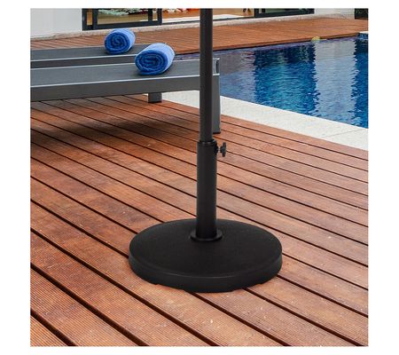 Pure Garden Outdoor Umbrella Base 26lb Weighted Umbrella Stan