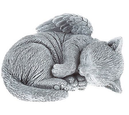Pure Garden Peaceful Sleeping Kitten Angel Stat e