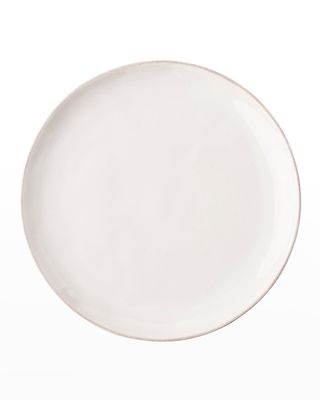 Puro Whitewash Coupe Dessert & Salad Plate