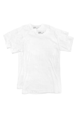 PURPLE BRAND 2-Pack Inside Out Jersey T-Shirts in White