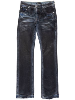 Purple Brand coated flared jeans - Black