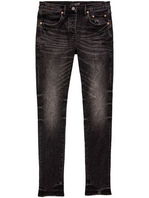 Purple Brand faded-effect skinny jeans - Black