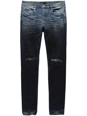 Purple Brand gradient low-rise jeans - Black