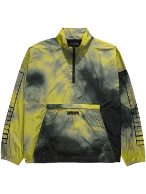 Purple Brand half-zip mock-neck track jacket - Yellow