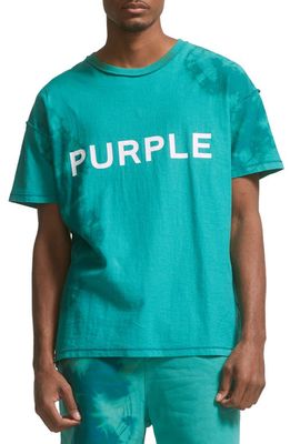 PURPLE BRAND Inside Out Cotton Graphic Tee in Fanfare