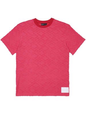 Purple Brand logo-patch cotton T-shirt - Red