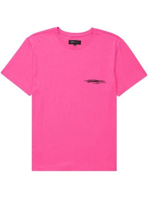 Purple Brand logo-print cotton T-shirt - Pink