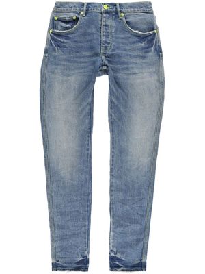 Purple Brand mid-rise slim-cut jeans - Blue