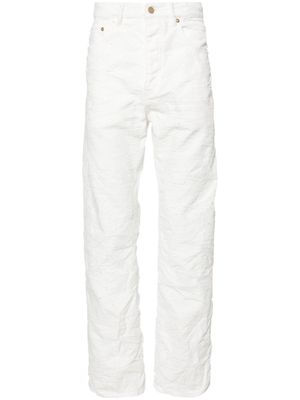 Purple Brand P011 distressed straight jeans - White