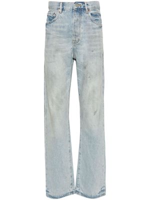 Purple Brand P011 mid-rise straight-leg jeans - Blue