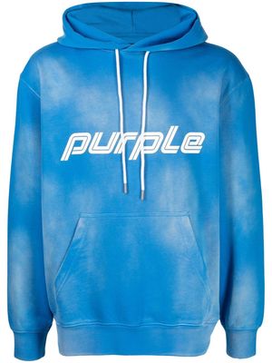 Purple Brand P410 French terry hoodie - Blue