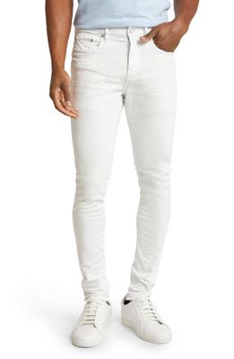 PURPLE BRAND Skinny Leg Jeans in Optic White