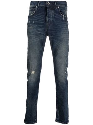 Purple Brand slim-cut distressed jeans - Blue