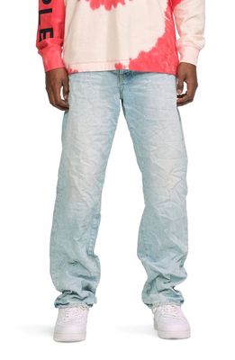 PURPLE BRAND Sun Faded Relaxed Jeans in Light Indigo