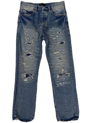 Purple Brand Vintage Laser Repair straight-leg jeans - Blue