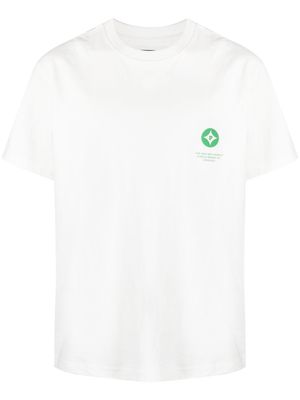 Purple Brand White Logo Print Short Sleeve T-shirt
