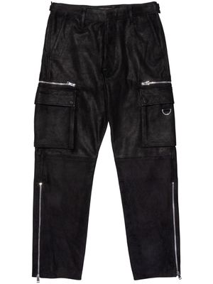Purple Brand zipped cargo trousers - Black
