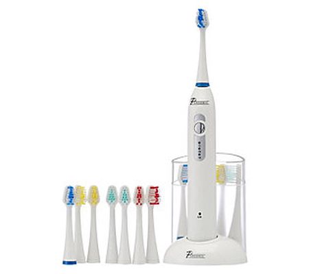 Pursonic 15-Piece Electric Sonic Toothbrush Kit in White