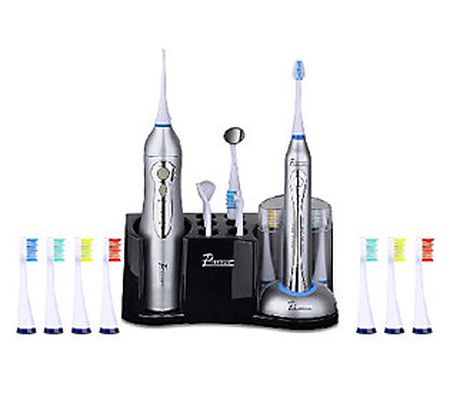 Pursonic Deluxe Home Dental Center Electric Too thbrush Set