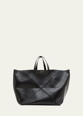 Puzzle XL Leather Tote Bag