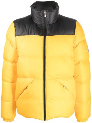Pyrenex Radiant colour-block puffer jacket - Yellow