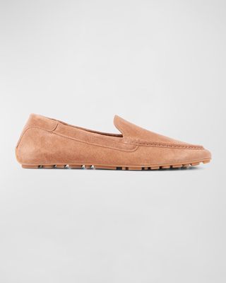 Qaitlin Suede Flat Loafers