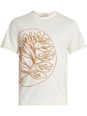 Qasimi graphic-print cotton T-shirt - White