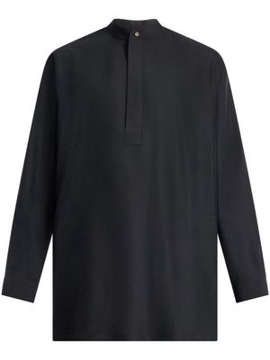 Qasimi long-sleeve shirt - Black