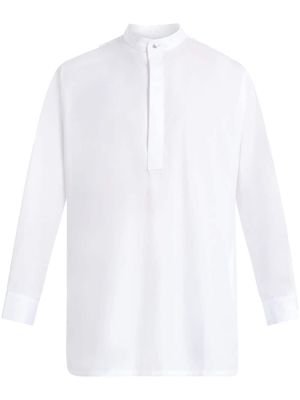 Qasimi Sallaal cotton tunic shirt - White