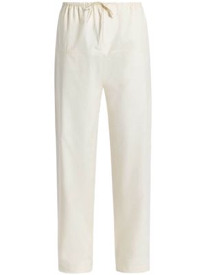 Qasimi Savorite cotton trousers - White