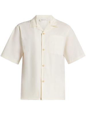 Qasimi short-sleeve cotton shirt - White