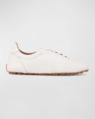 Qrystal Napa Leather Driver Sneakers