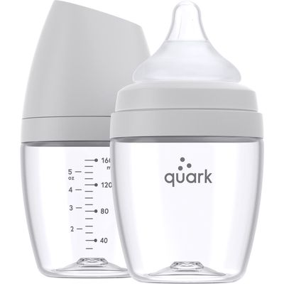 Quark 2-Pack BuubiBottle MINI 5-Ounce Baby Bottles in Gamma Grey