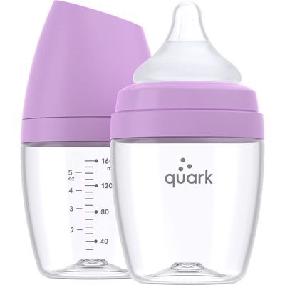 Quark 2-Pack BuubiBottle MINI 5-Ounce Baby Bottles in Proton Purple