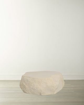 Quarry Coffee Table, Roman Stone