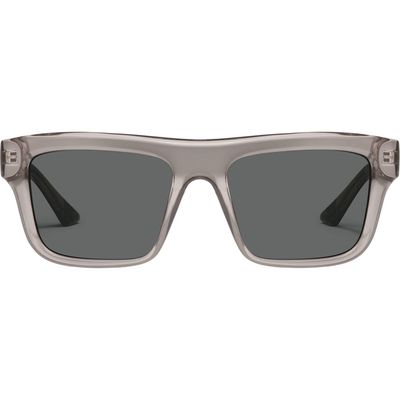 Quay Australia Dealer's Choice 41mm Square Sunglasses in Grey /Smoke 