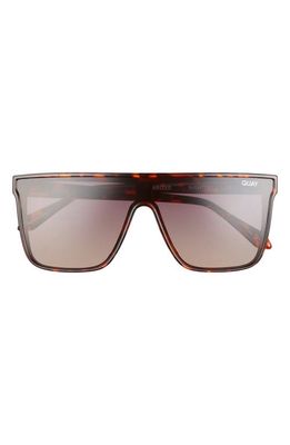 Quay Australia Night Fall 52mm Gradient Flat Top Sunglasses in Tort /Browndnu