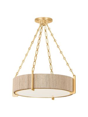 Quebec Chandelier - Gold Leaf